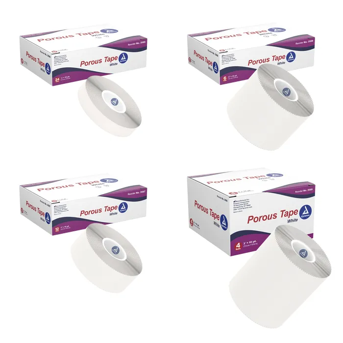  3M MICROPORE Surgical Tapes 3 x 10 yd Paper Surgical Tape, 4  rl/bx, 10 bx/cs : Health & Household