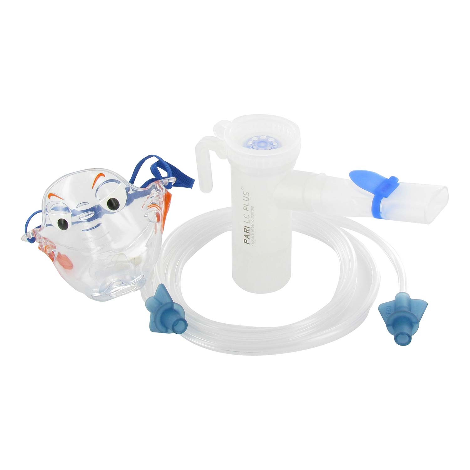 Reusable Nebulizer Set with Bubbles the Fish Pediatric Aerosol Mask
